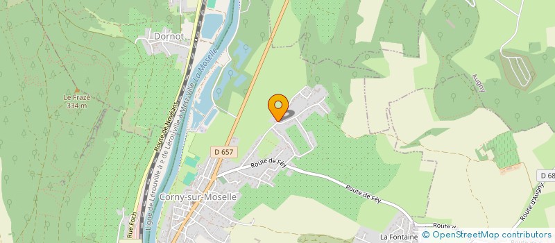 localisation de l'entreprise MADAME CATHERINE FABRY  CORNY-SUR-MOSELLE