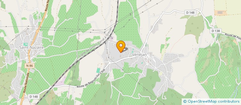 localisation de l'entreprise MADAME CATHERINE FACCHINETTI  VENEJAN