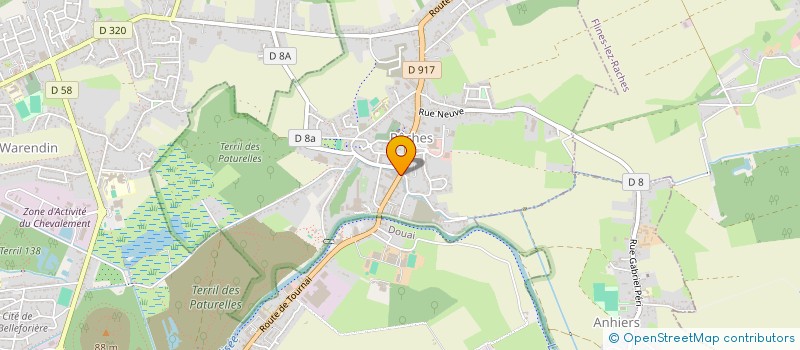 localisation de l'entreprise MADAME CATHERINE FALEMPE  RACHES