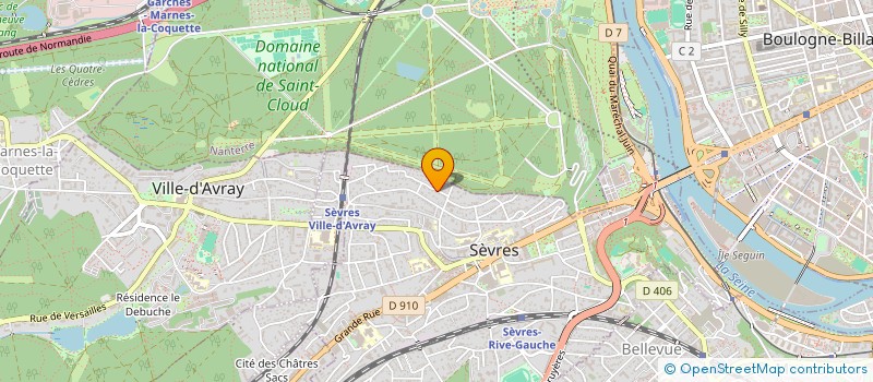 localisation de l'entreprise MADAME CATHERINE FALLET à SEVRES