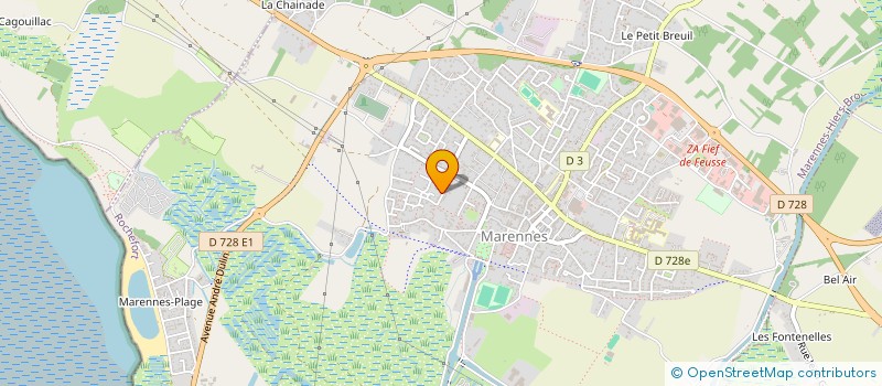 localisation de l'entreprise MADAME CATHERINE FANEAU  MARENNES-HIERS-BROUAGE