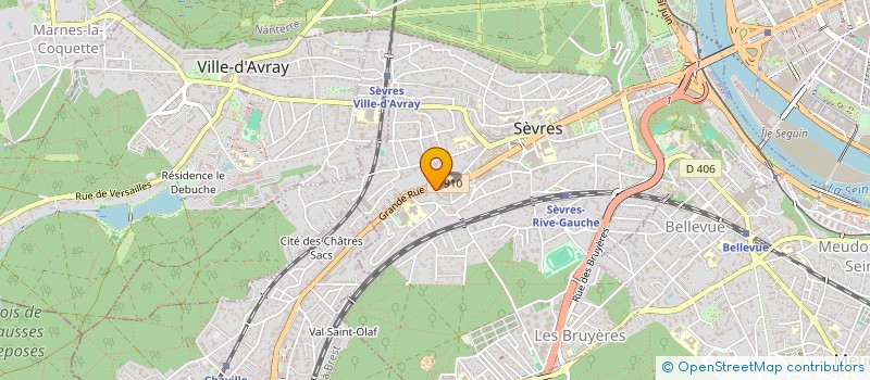 localisation de l'entreprise MADAME CATHERINE FANECHERE à SEVRES