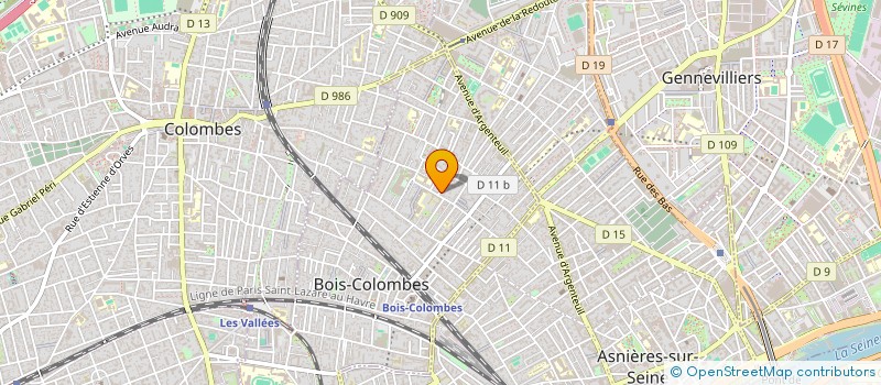 localisation de l'entreprise MADAME CATHERINE FAOUR à BOIS-COLOMBES