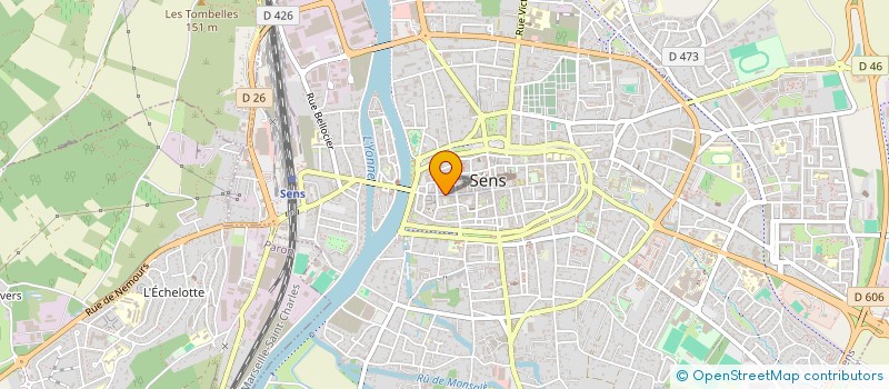 localisation de l'entreprise MADAME CATHERINE FARAGASSO  SENS