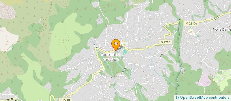 localisation de l'entreprise MADAME CATHERINE FAURE  TOURRETTES-SUR-LOUP