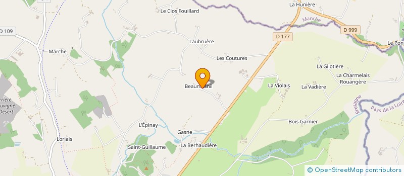 localisation de l'entreprise MADAME CATHERINE FAUVET  LOUVIGNE-DU-DESERT