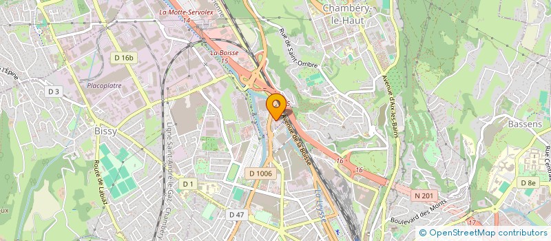 localisation de l'entreprise MADAME CATHERINE FAVRE à CHAMBERY