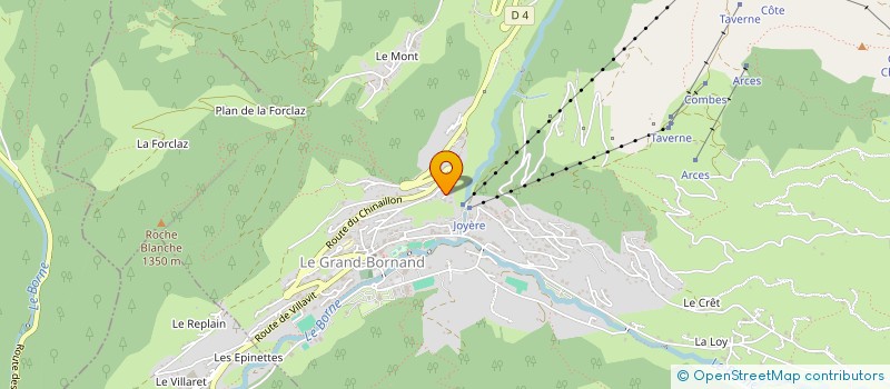 localisation de l'entreprise MADAME CATHERINE FAVRE-BONVIN  LE GRAND BORNAND