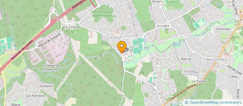 localisation de l'entreprise MADAME CATHERINE FEART  CANEJAN