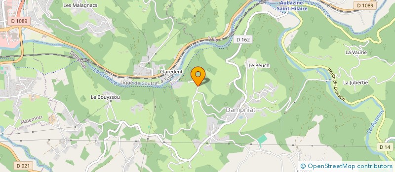 localisation de l'entreprise MADAME CATHERINE FEIX  DAMPNIAT