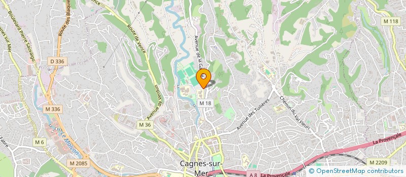 localisation de l'entreprise MADAME CATHERINE FELINE à CAGNES-SUR-MER