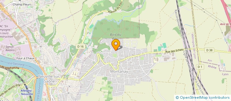 localisation de l'entreprise MADAME CATHERINE FERANDIN  MONTANAY