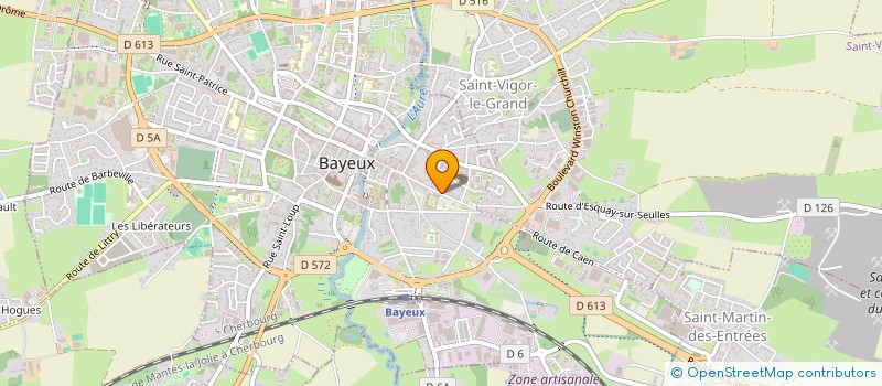 localisation de l'entreprise MADAME CATHERINE FERNANDES EUZEBIO  BAYEUX