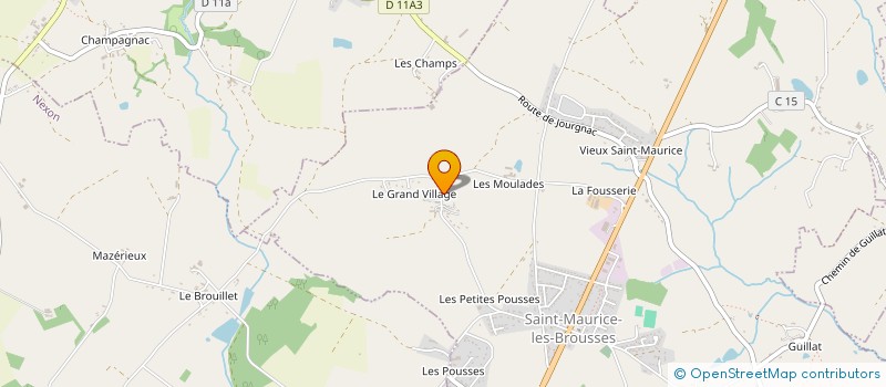 localisation de l'entreprise MADAME CATHERINE FERNANDEZ à SAINT-MAURICE-LES-BROUSSES