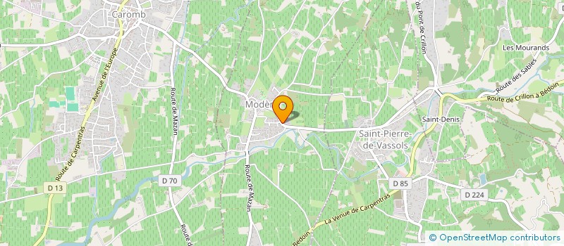 localisation de l'entreprise MADAME CATHERINE FERO  MODENE