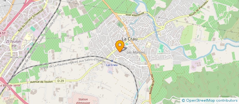 localisation de l'entreprise MADAME CATHERINE FERRANDEZ LOPEZ  LA CRAU