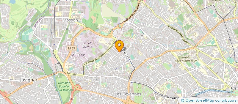 localisation de l'entreprise MADAME CATHERINE FERRAS à MONTPELLIER