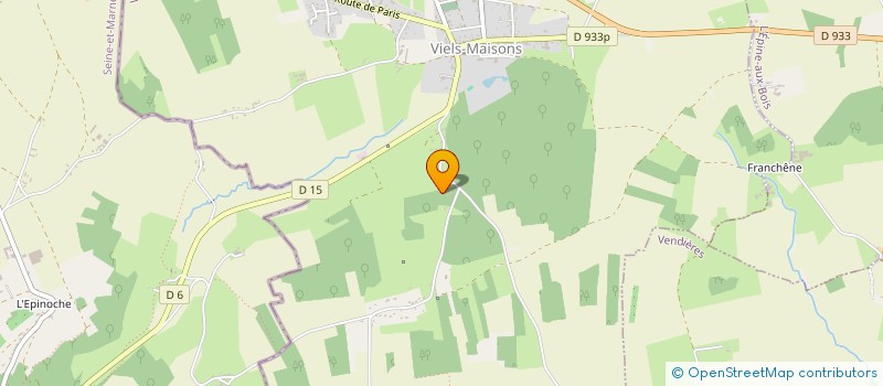 localisation de l'entreprise MADAME CATHERINE FERRERO  VIELS-MAISONS