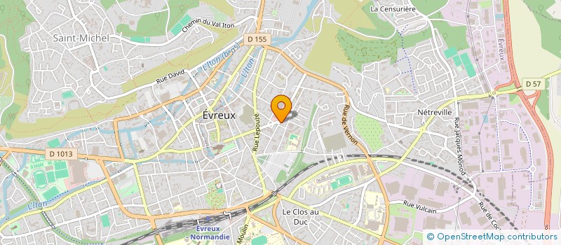 localisation de l'entreprise MADAME CATHERINE FERRET  EVREUX