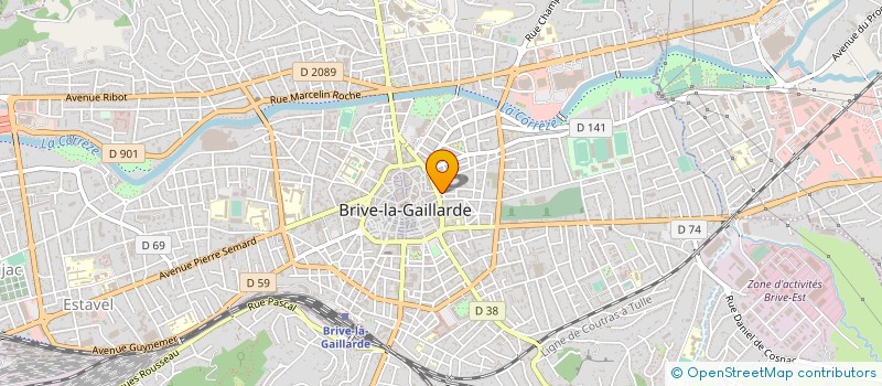 localisation de l'entreprise MADAME CATHERINE FERRIER à BRIVE-LA-GAILLARDE