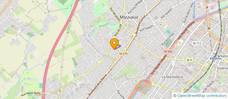 localisation de l'entreprise MADAME CATHERINE FEUTRIE à MOUVAUX