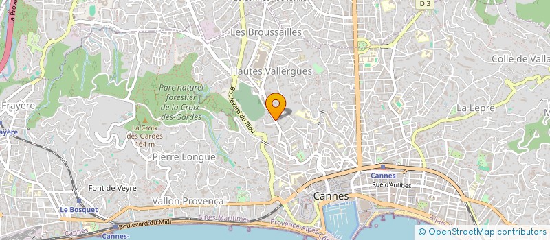 localisation de l'entreprise MADAME CATHERINE FIAULT à CANNES