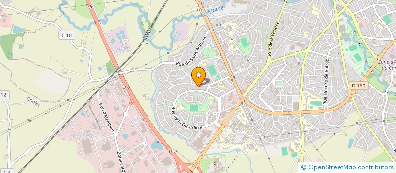 localisation de l'entreprise MADAME CATHERINE FICHET à CHOLET