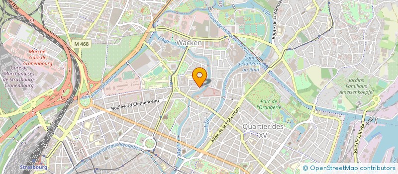 localisation de l'entreprise MADAME CATHERINE FIEN à STRASBOURG