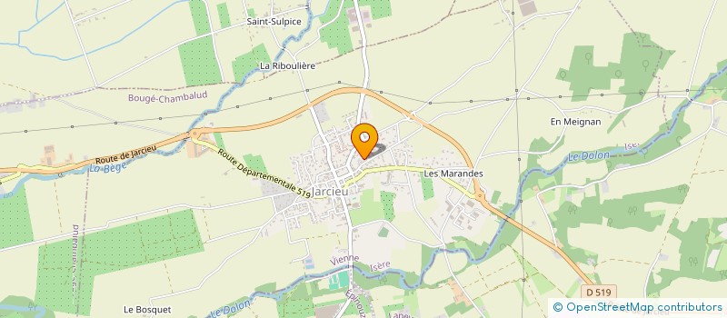 localisation de l'entreprise MADAME CATHERINE FIGUET  JARCIEU