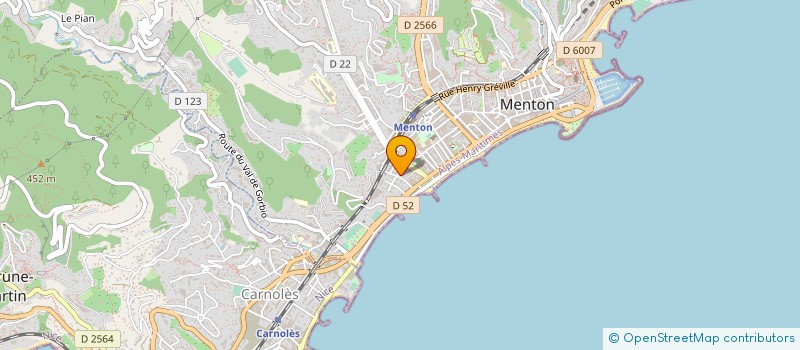 localisation de l'entreprise MADAME CATHERINE FILLIOL à MENTON