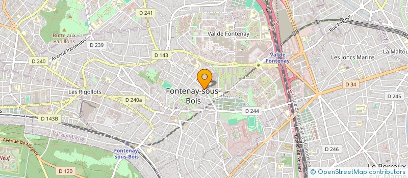 localisation de l'entreprise MADAME CATHERINE FISCHER à FONTENAY-SOUS-BOIS