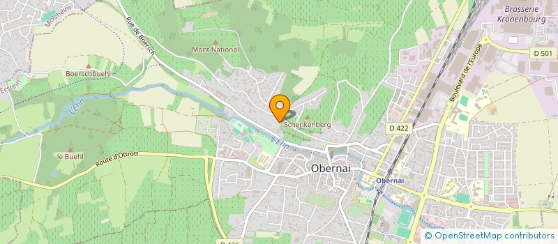 localisation de l'entreprise MADAME CATHERINE FISCHER  OBERNAI