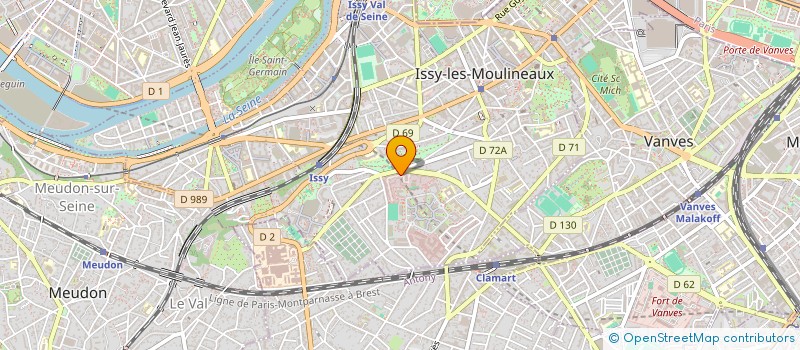 localisation de l'entreprise MADAME CATHERINE FLANDRIN à ISSY-LES-MOULINEAUX