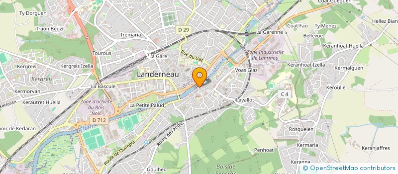 localisation de l'entreprise MADAME CATHERINE FLANDRIN à LANDERNEAU