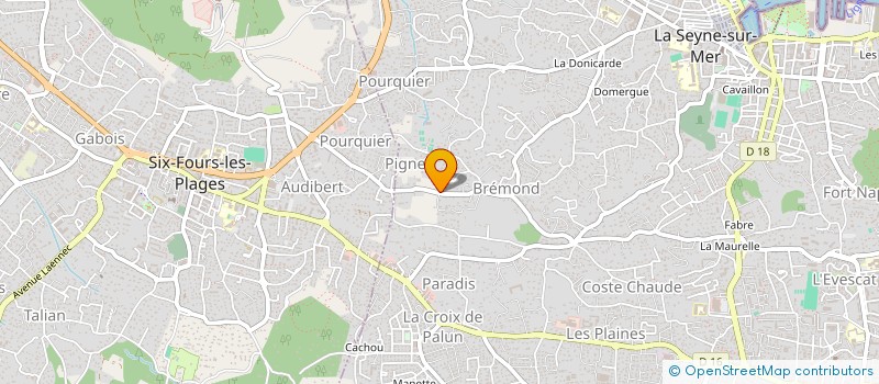 localisation de l'entreprise MADAME CATHERINE FLECHE  LA SEYNE-SUR-MER