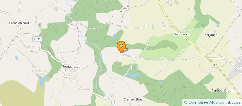 localisation de l'entreprise MADAME CATHERINE FLEGEAU  LESCOUET-GOUAREC