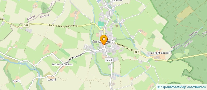 localisation de l'entreprise MADAME CATHERINE FLEURY  CERISY-LA-FORET