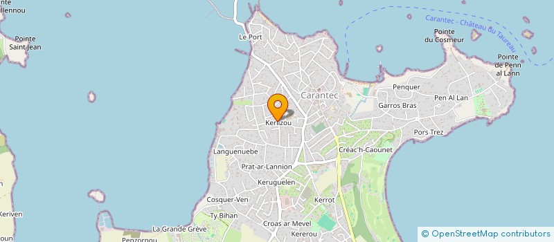 localisation de l'entreprise MADAME CATHERINE FLOCH  CARANTEC