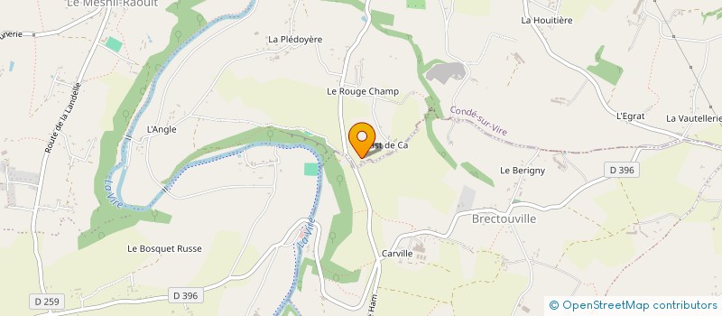 localisation de l'entreprise MADAME CATHERINE FONTAINE  CONDE-SUR-VIRE