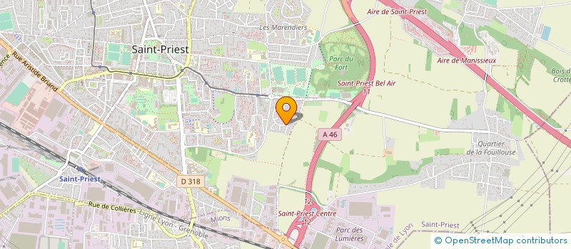 localisation de l'entreprise MADAME CATHERINE FONTANEL  SAINT-PRIEST