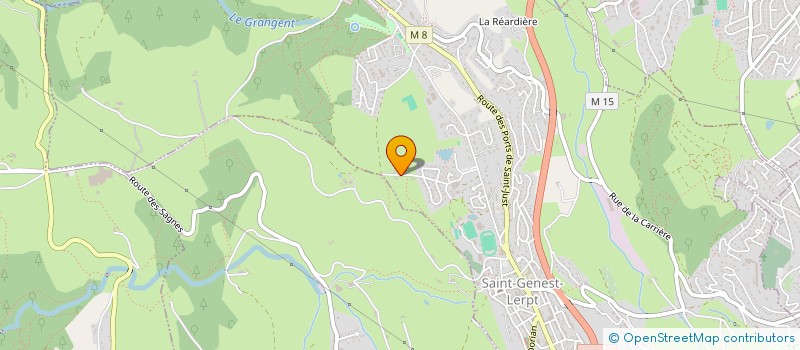 localisation de l'entreprise MADAME CATHERINE FONTON  SAINT GENEST LERPT