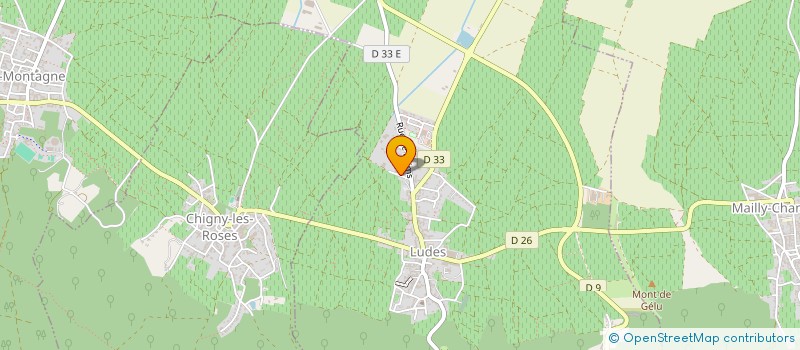 localisation de l'entreprise MADAME CATHERINE FORGET  LUDES