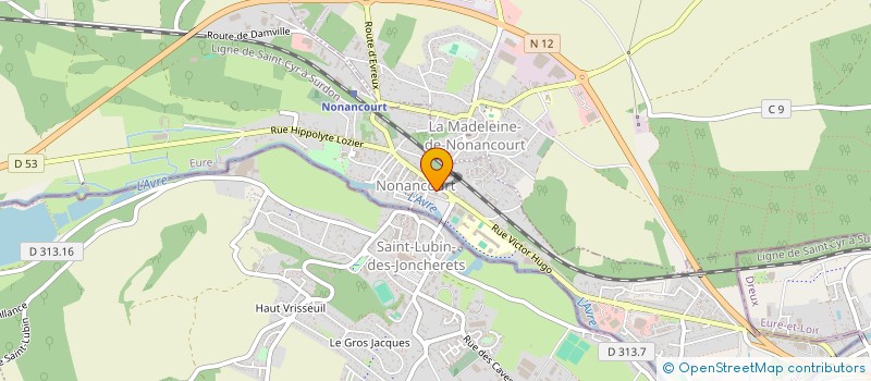localisation de l'entreprise MADAME CATHERINE FOSSE à NONANCOURT