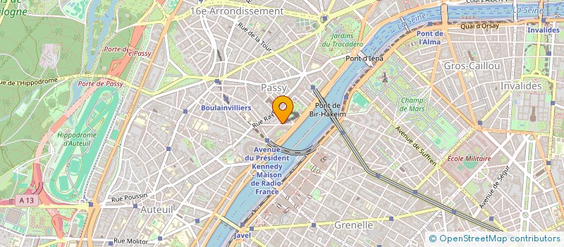 localisation de l'entreprise MADAME CATHERINE FOUCAUD  PARIS