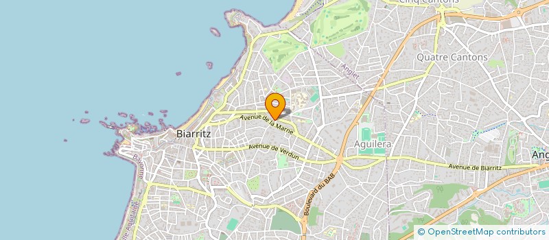 localisation de l'entreprise MADAME CATHERINE FOUET à BIARRITZ