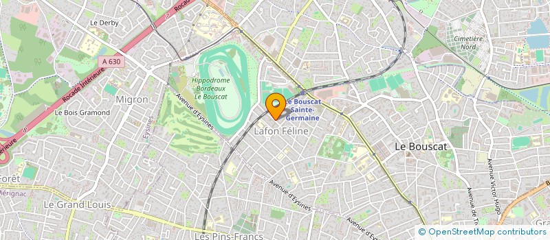 localisation de l'entreprise MADAME CATHERINE FOURES  LE BOUSCAT