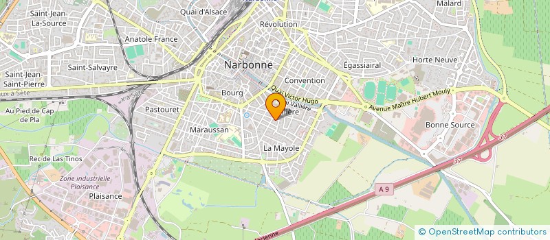 localisation de l'entreprise MADAME CATHERINE FOURES à NARBONNE