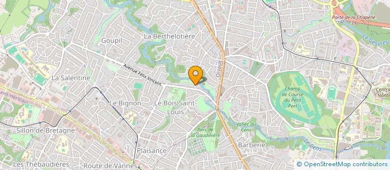 localisation de l'entreprise MADAME CATHERINE FOURNEL à ORVAULT