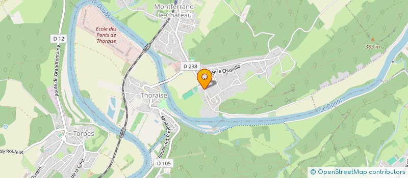 localisation de l'entreprise MADAME CATHERINE FOURNELY  OSSELLE-ROUTELLE