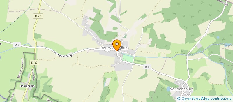 localisation de l'entreprise MADAME CATHERINE FOURNIAU à BOURY-EN-VEXIN